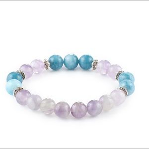 Amethyst & Aquamarine ‘Cleansing’ Bracelet